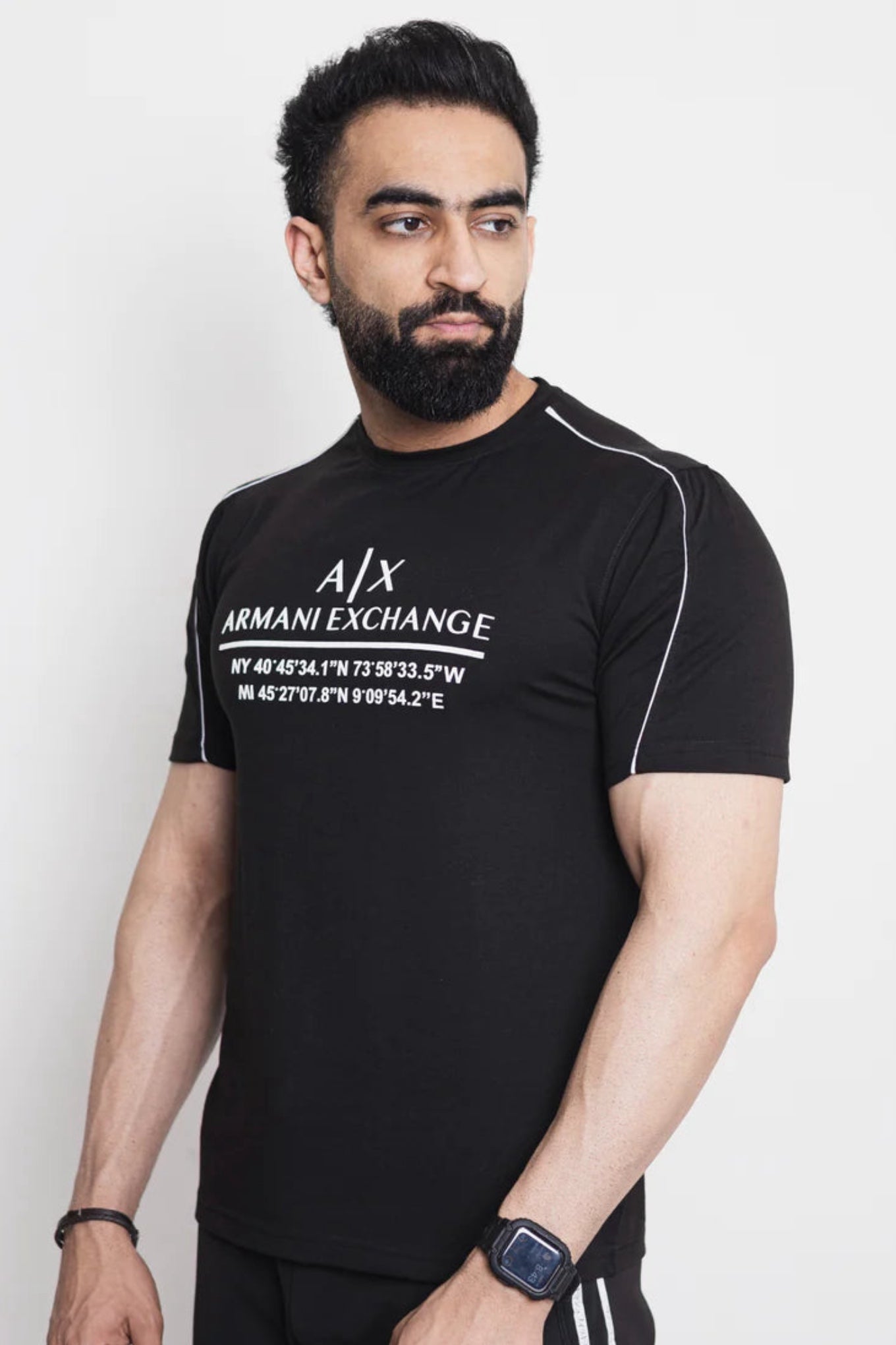 T-Shirt Piping - Black