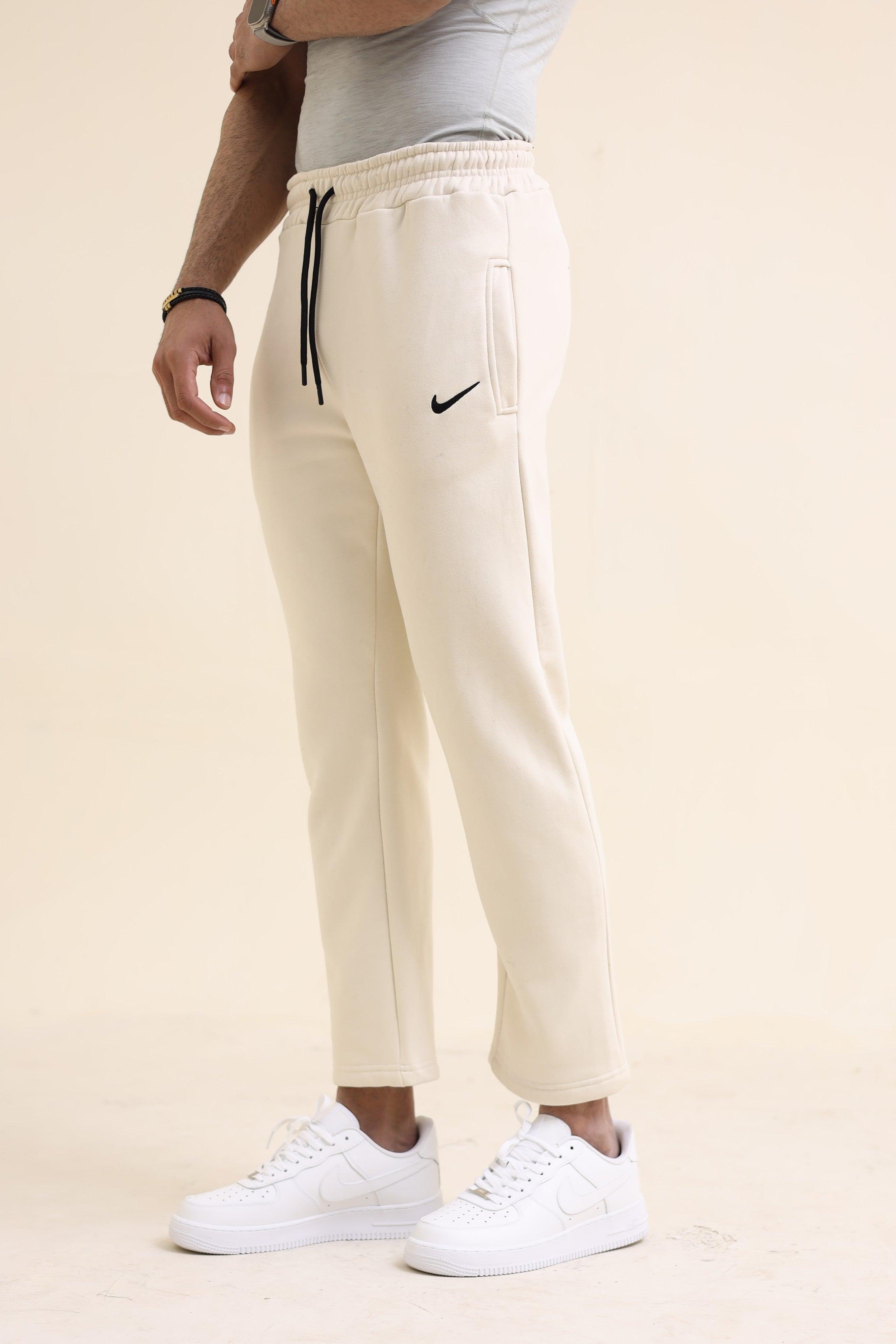 Nik Trouser Fleece - Off-White Unisex