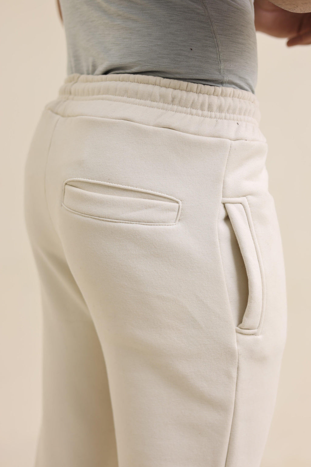 Nik Trouser Fleece - Off-White Unisex