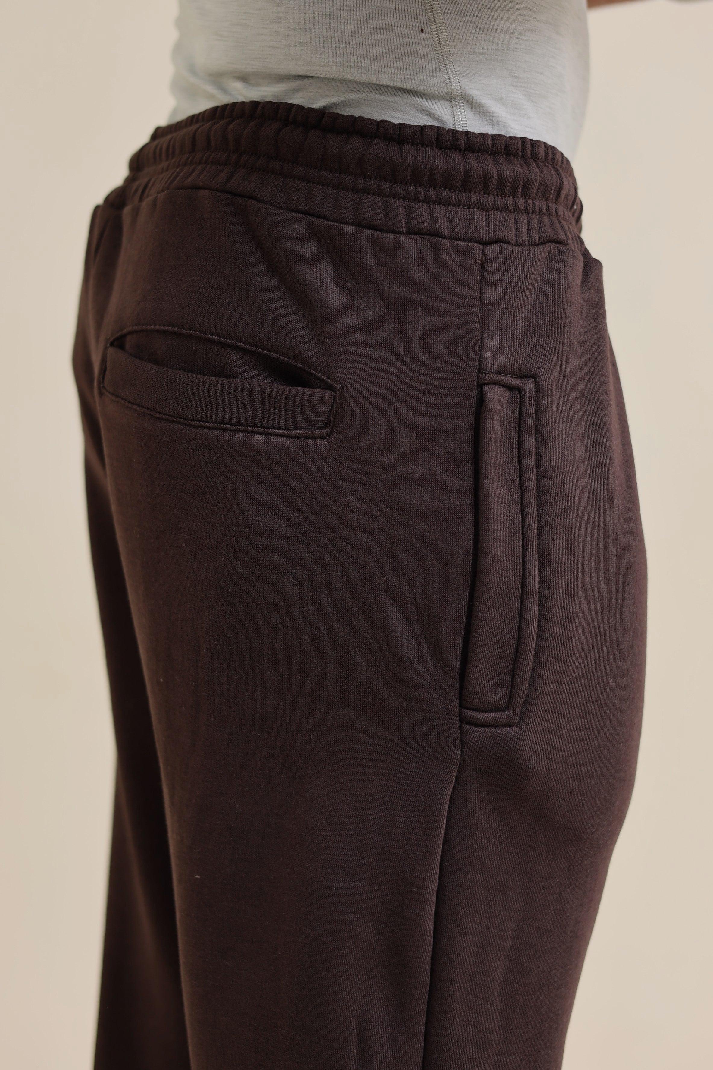Nik Trouser Fleece - Brown Unisex