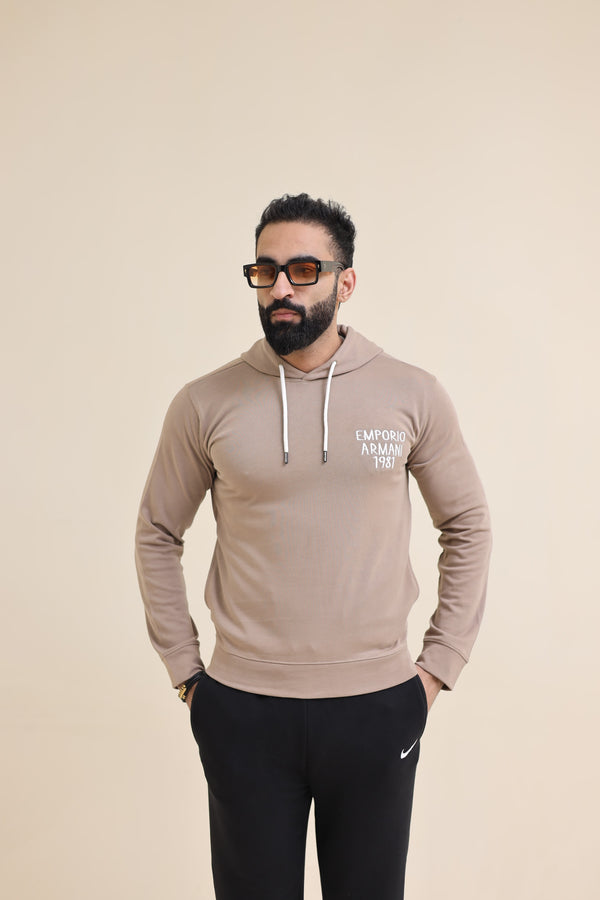 EA Hoodie Embroidery - khaki