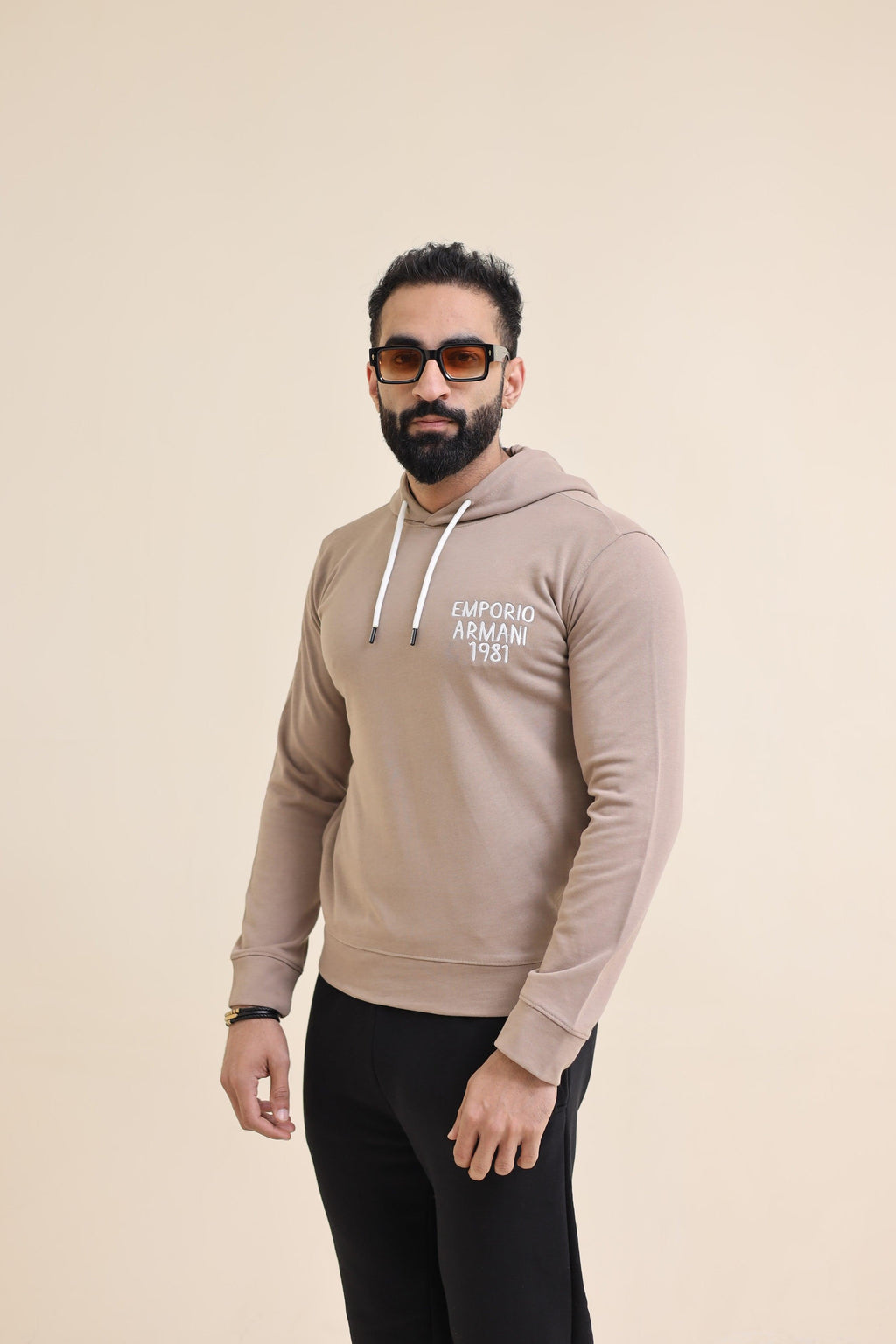 EA Hoodie Embroidery - khaki