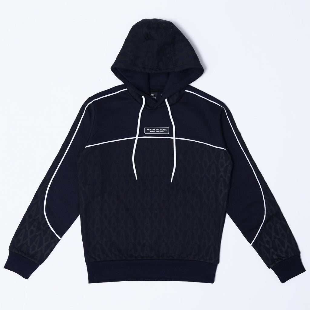 AX Hoodie All Over Print - Navy