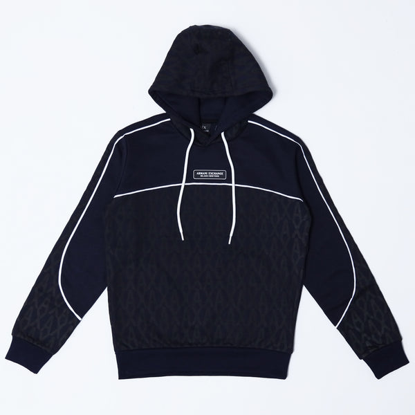 AX Hoodie All Over Print - Navy