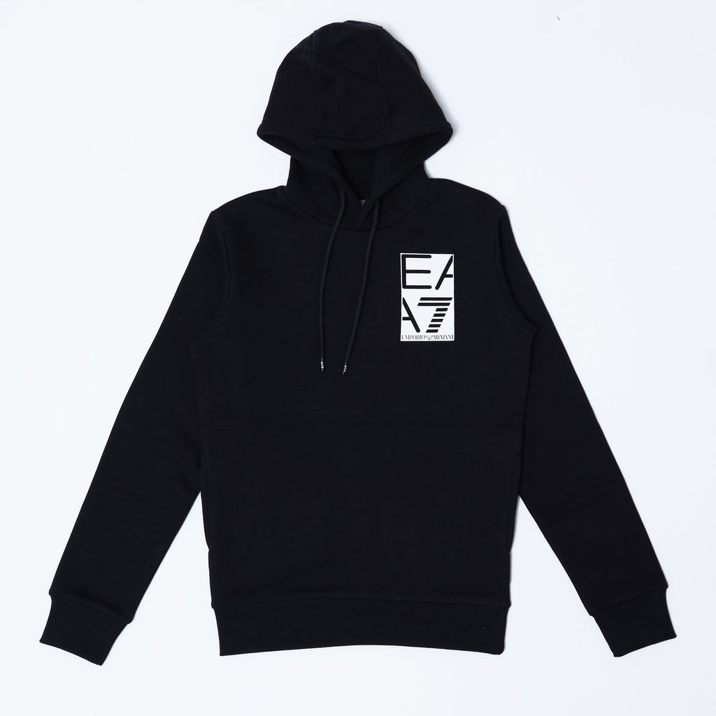 EA Hoodie Back Print - Black