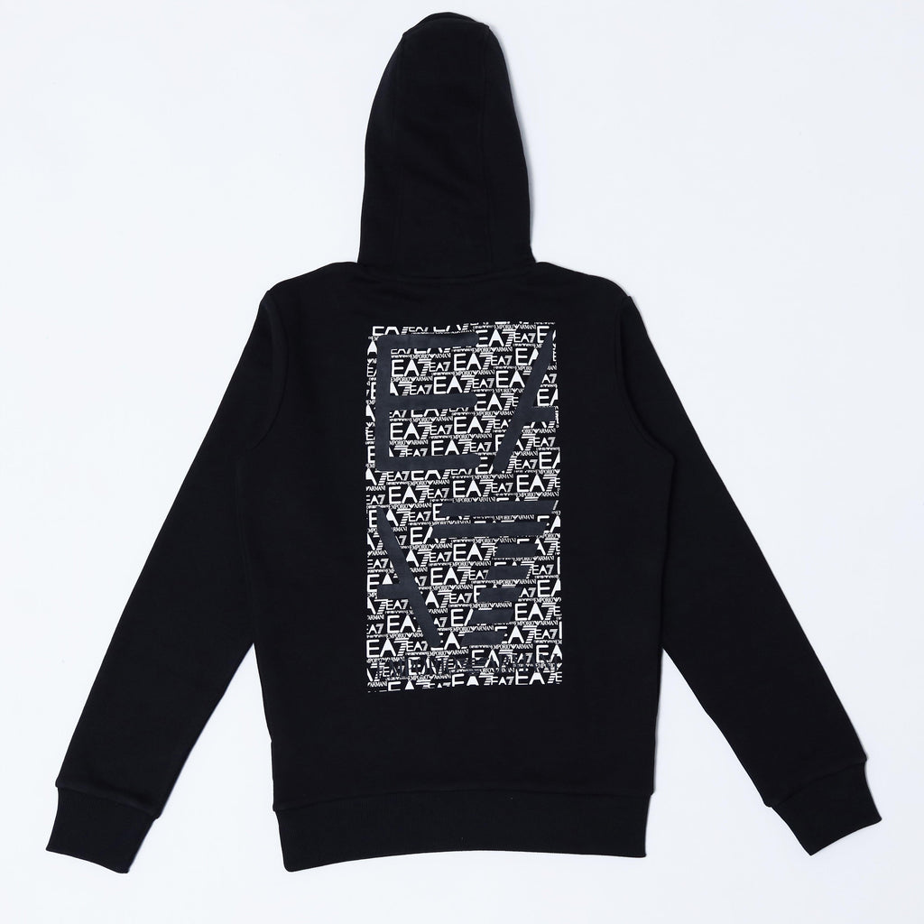 EA Hoodie Back Print - Black