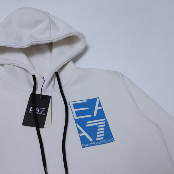 EA Hoodie Back Print - White