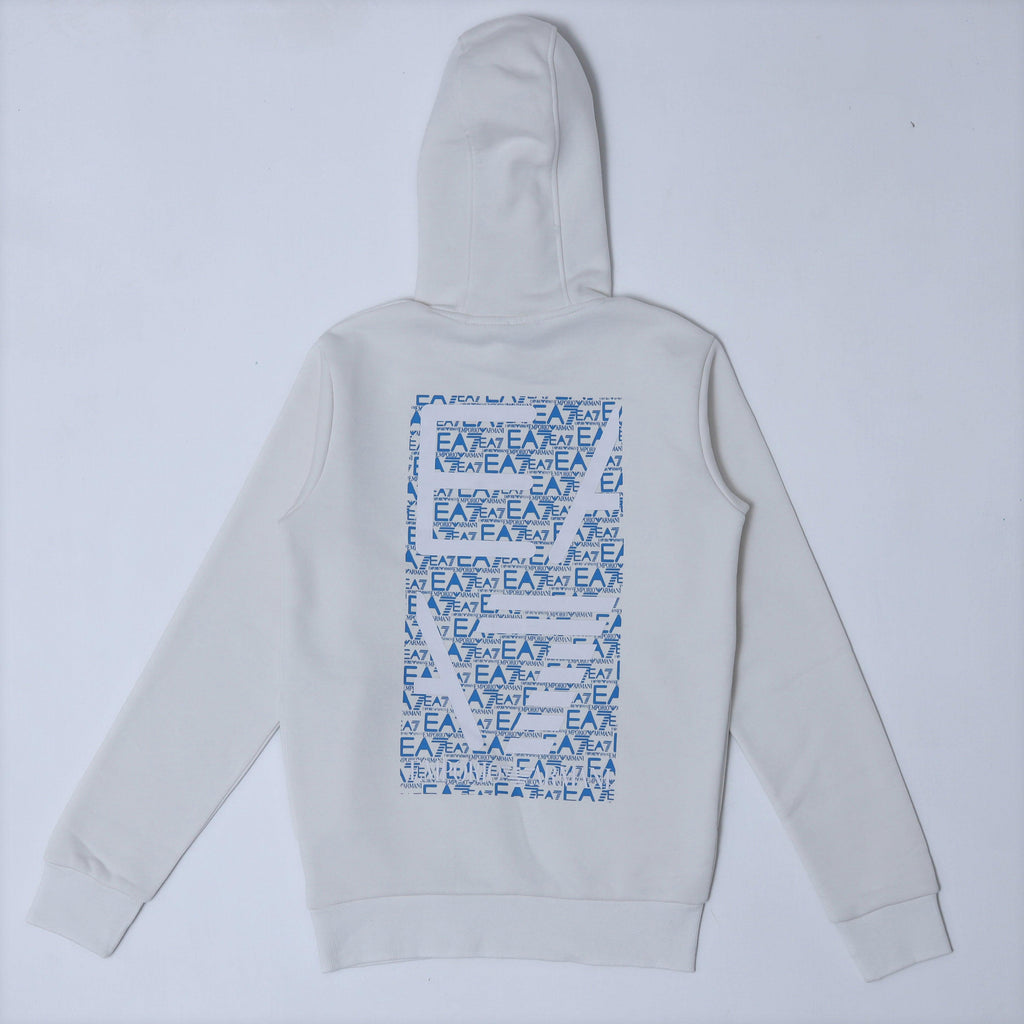 EA Hoodie Back Print - White