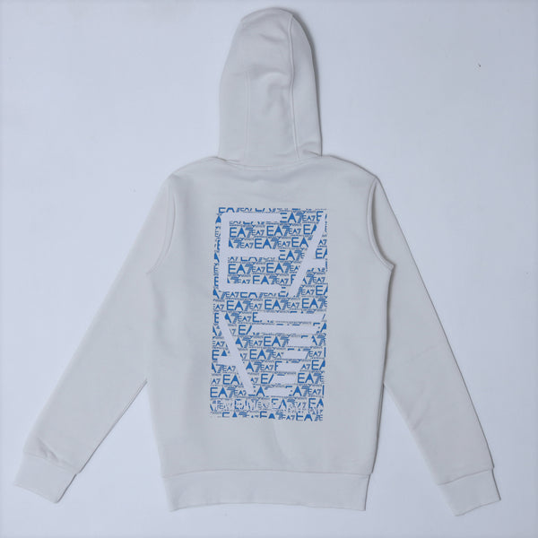 EA Hoodie Back Print - White