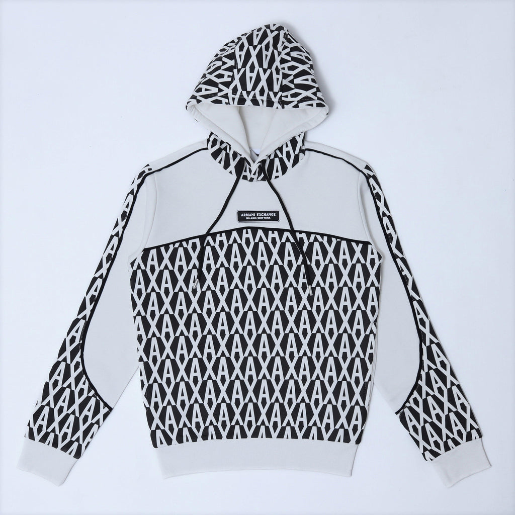 AX Hoodie All Over Print - White