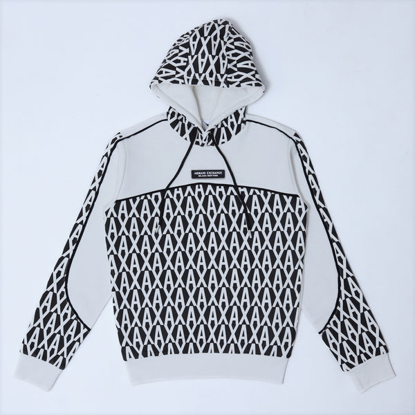 AX Hoodie All Over Print - White