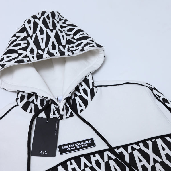 AX Hoodie All Over Print - White