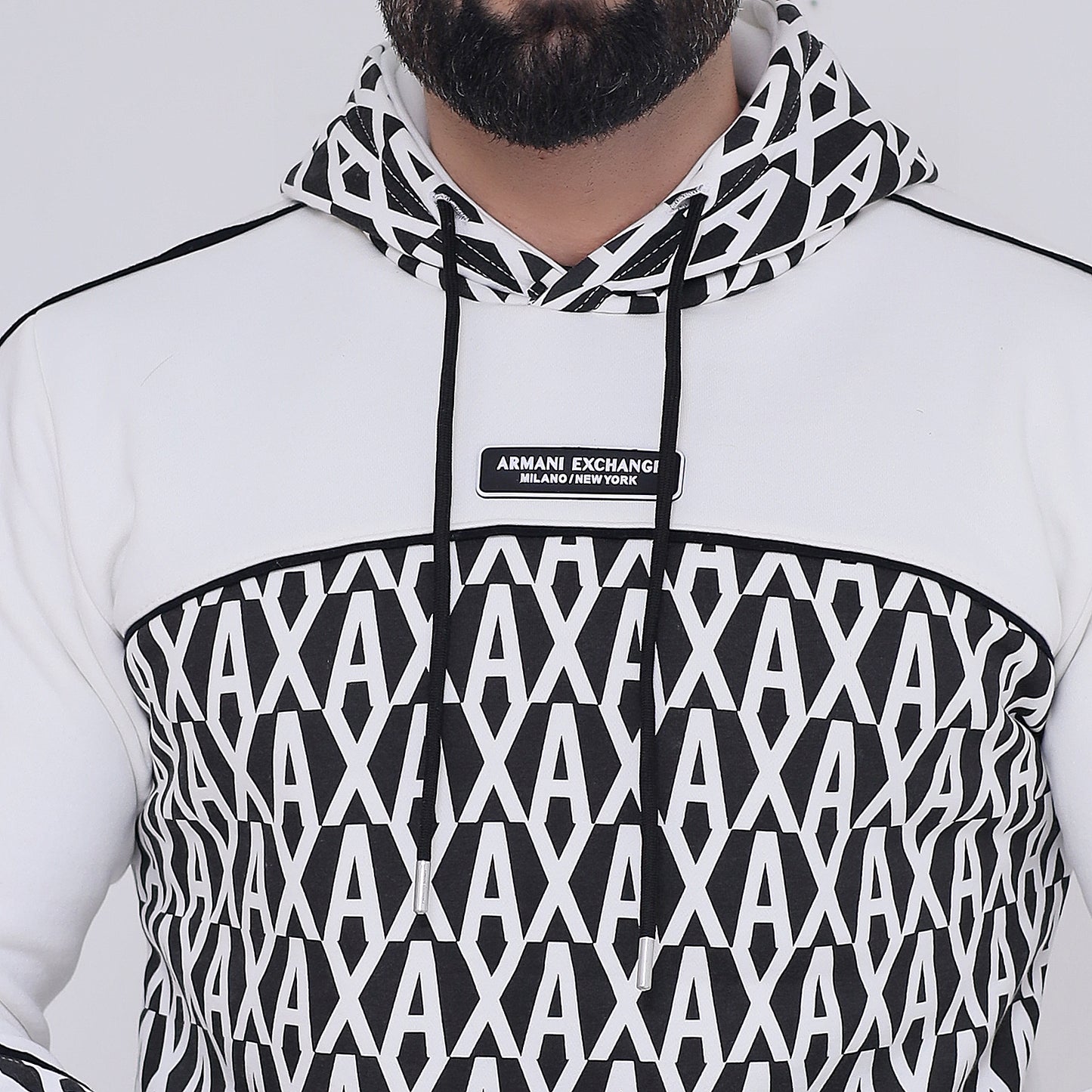 Hoodie All Over Print - White