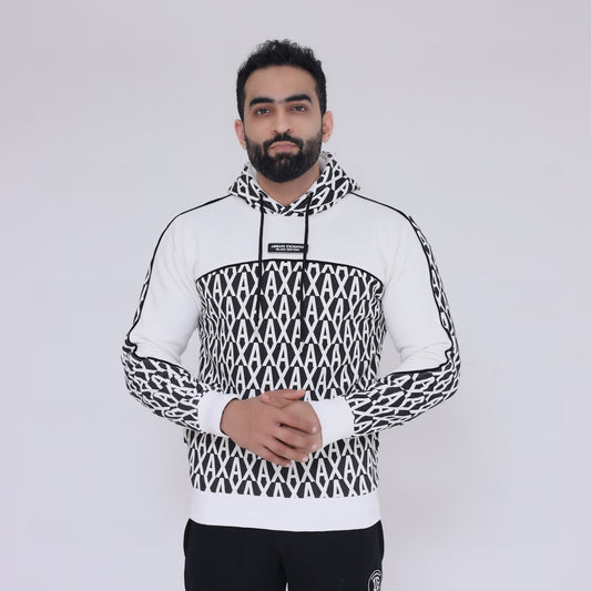 Hoodie All Over Print - White