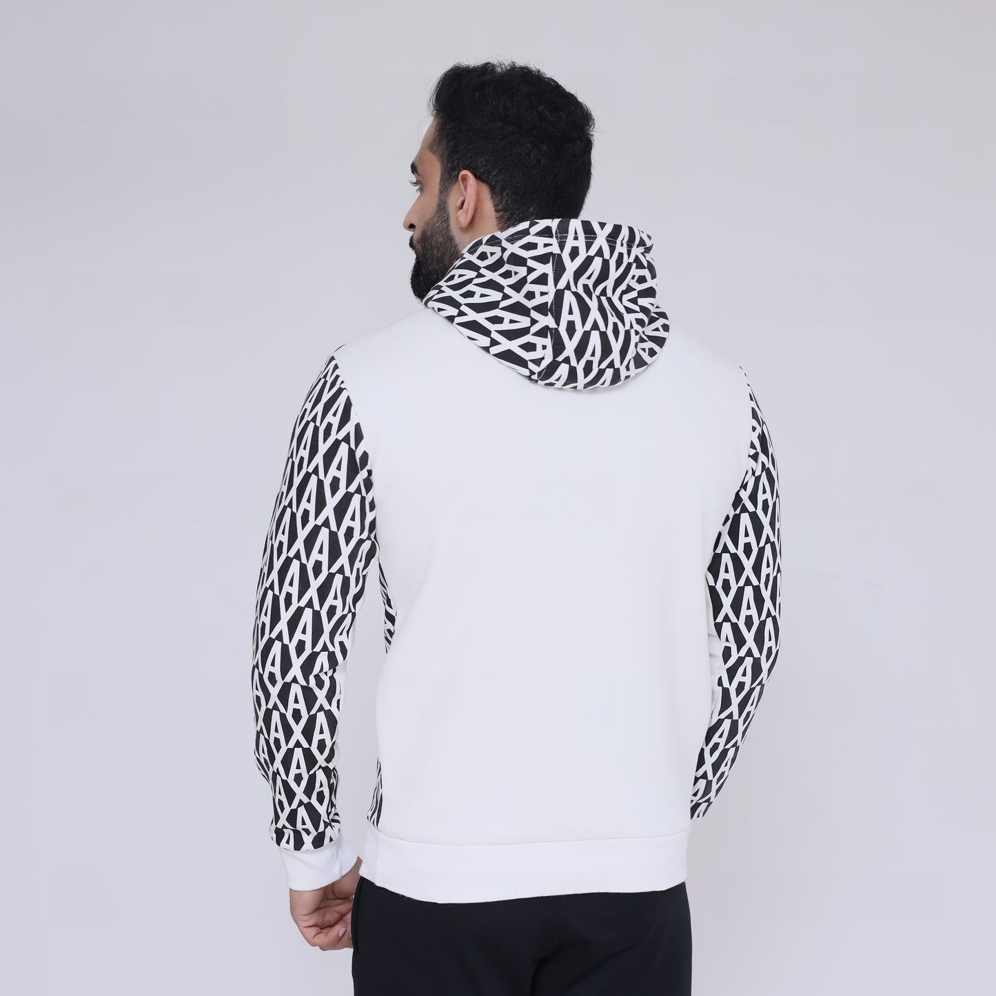 Hoodie All Over Print - White