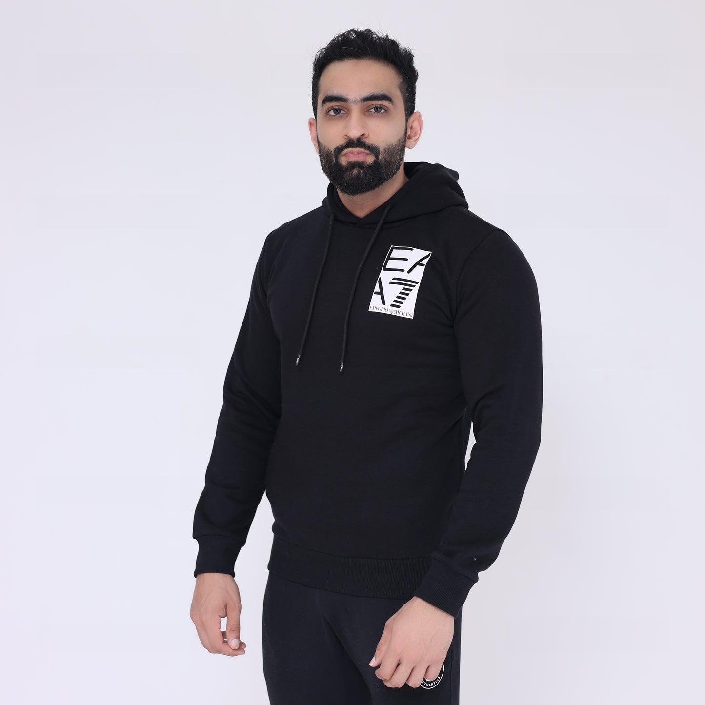 Hoodie Back Print - Black