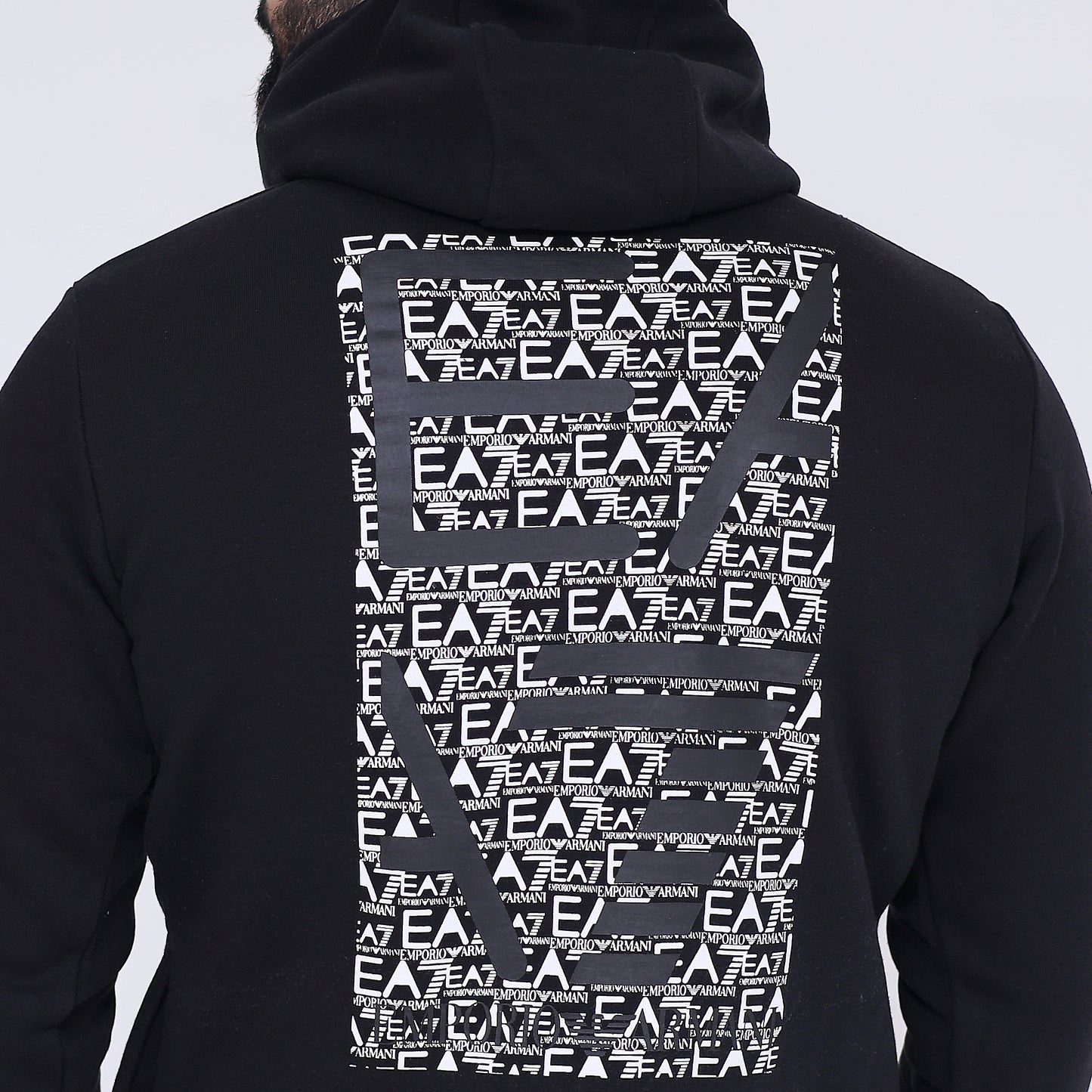 Hoodie Back Print - Black