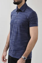 ZRA Textured Polo Shirt - Y&D Navy