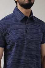 ZRA Textured Polo Shirt - Y&D Navy