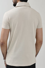 ZRA Textured Polo Shirt - Beige