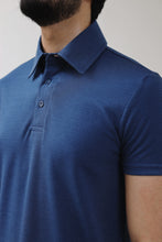 ZRA Textured Polo Shirt - Blue