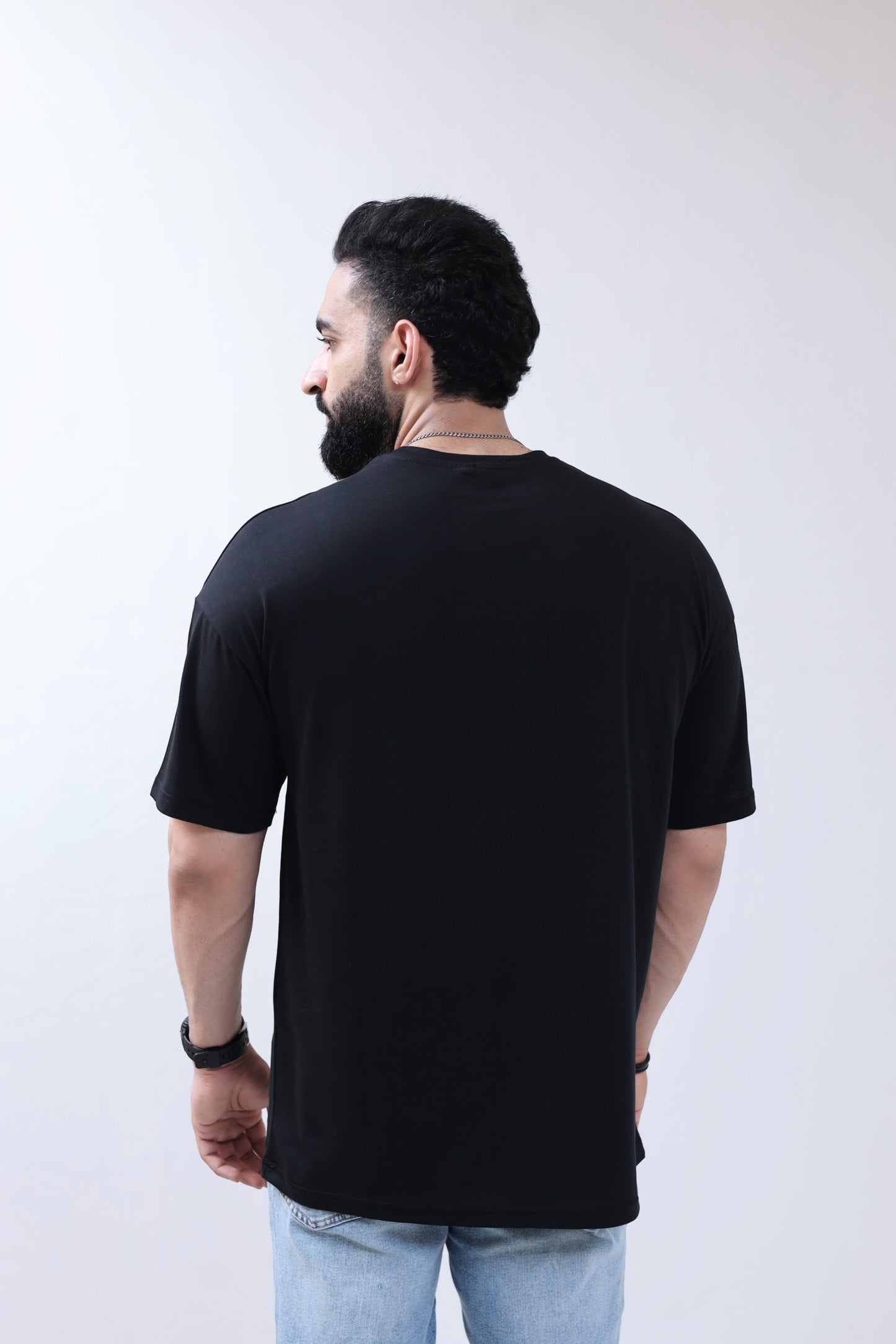 Drop Shoulder T-Shirt EA - Black