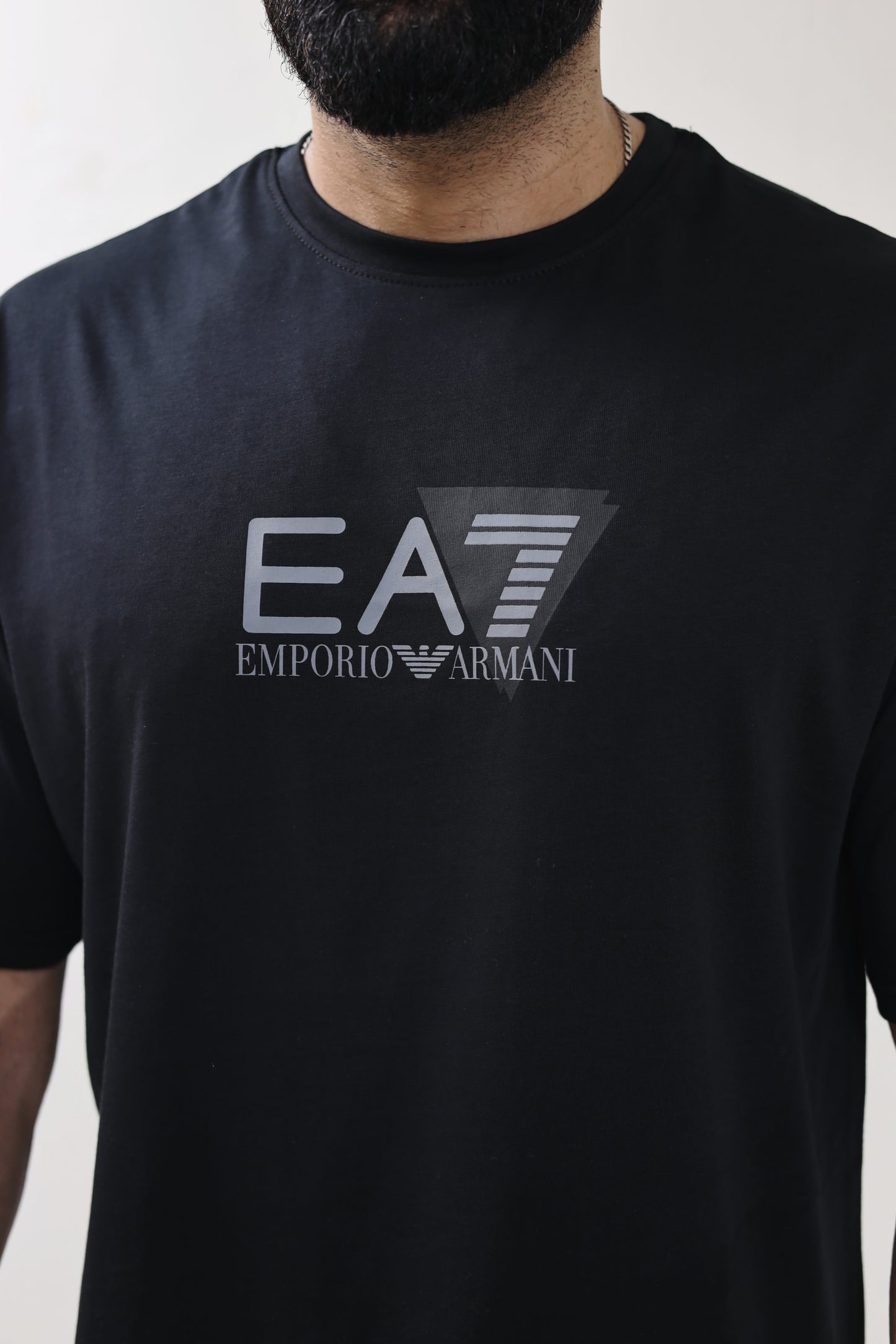 Drop Shoulder T-Shirt EA - Black