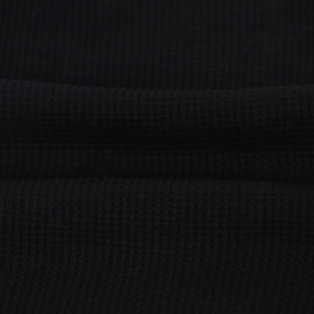 RL - Kids Twinsets Waffle Textured - Black