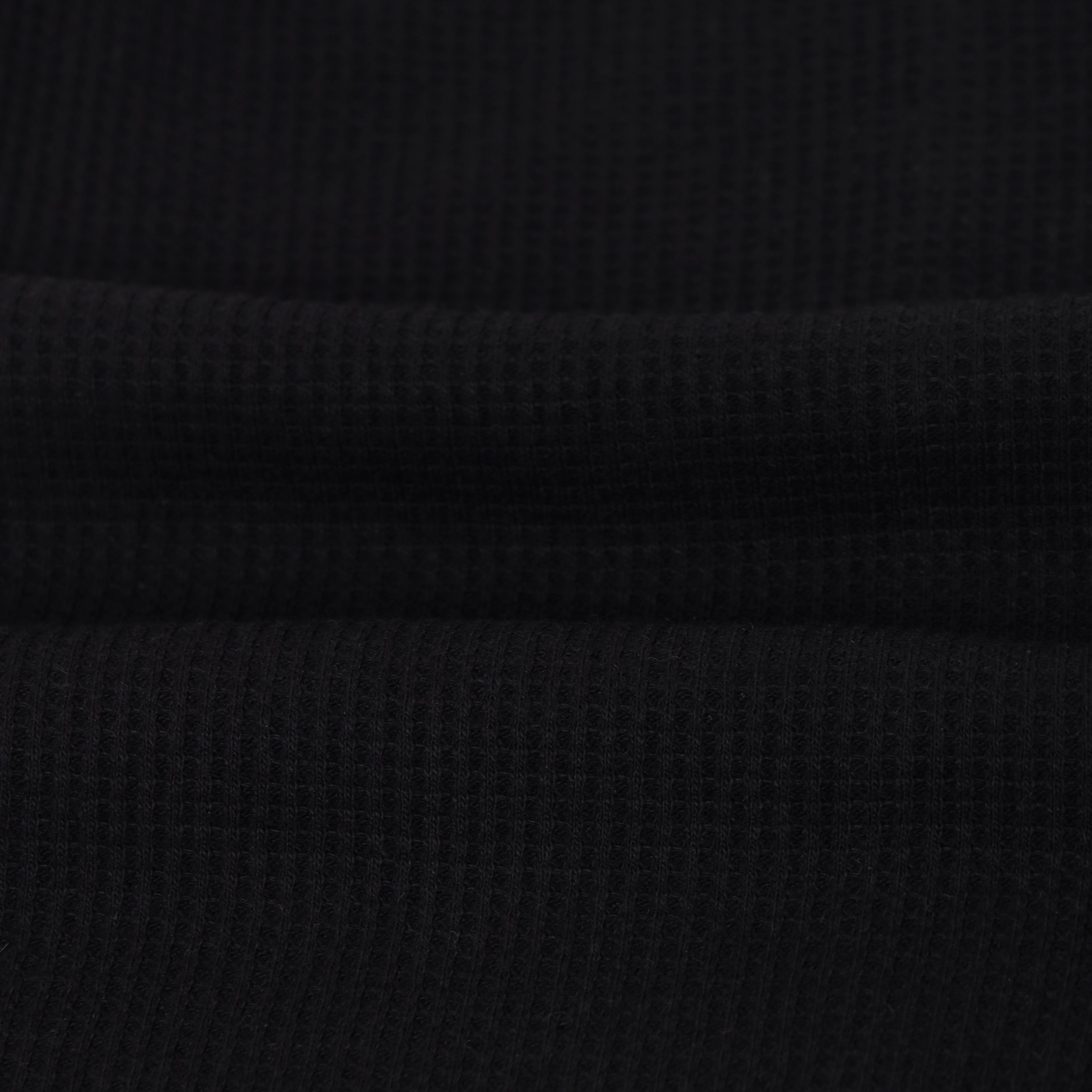 RL - Kids Twinsets Waffle Textured - Black