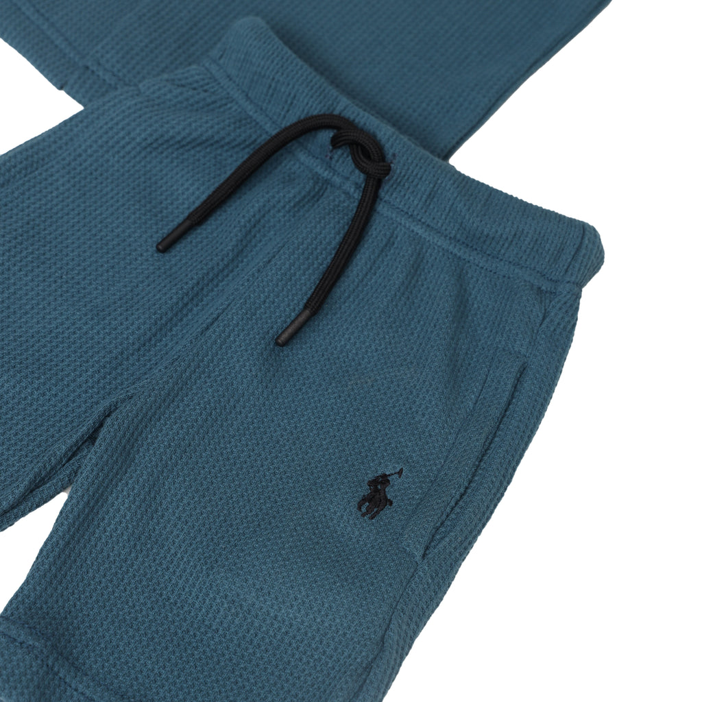 RL - Kids Twinsets Waffle Textured - Zink