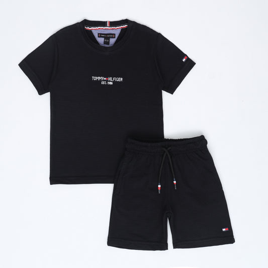 T-H Twinset Kids - Textured Black