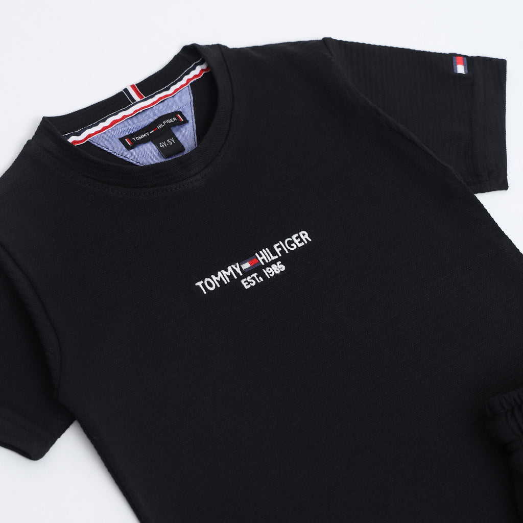 T-H Twinset Kids - Textured Black