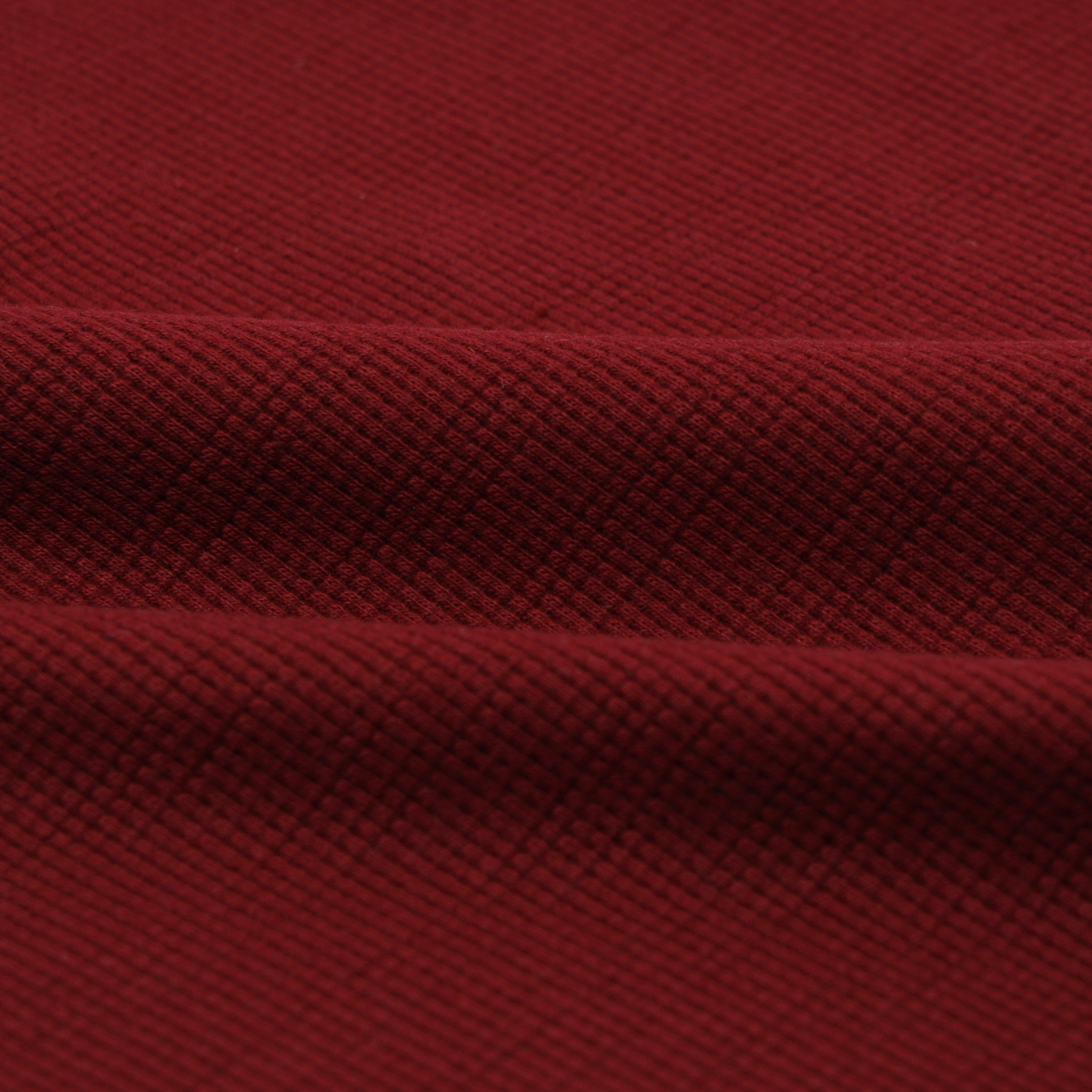 RL Kids Twinset Waffle Textured - Maroon&Black