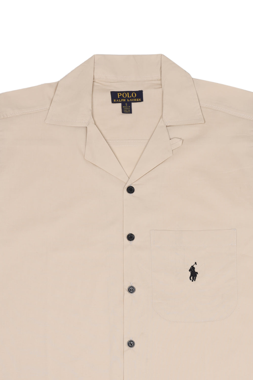 Men's R-L Cuban Collar Shirt – OffWhite