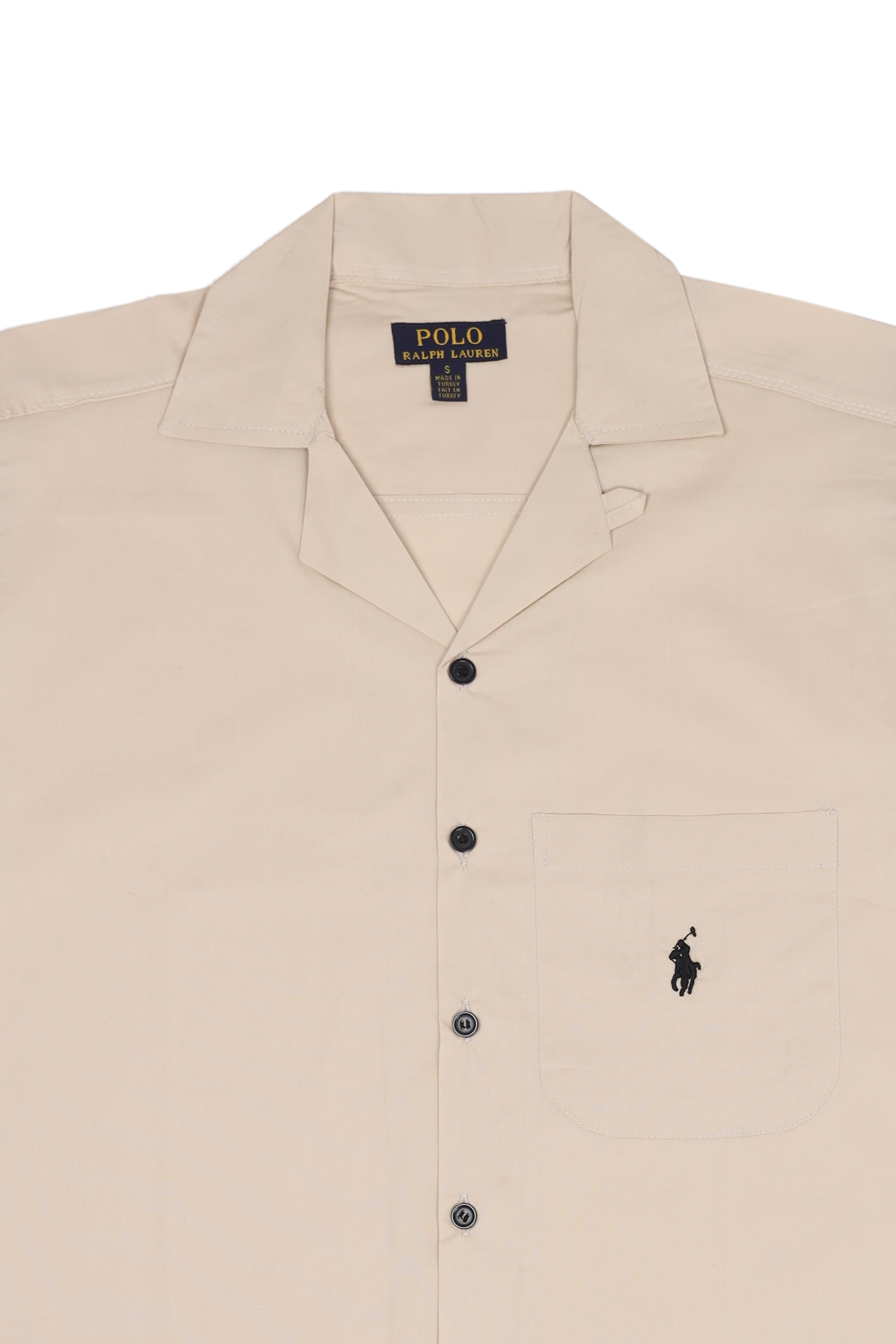Men's R-L Cuban Collar Shirt – OffWhite