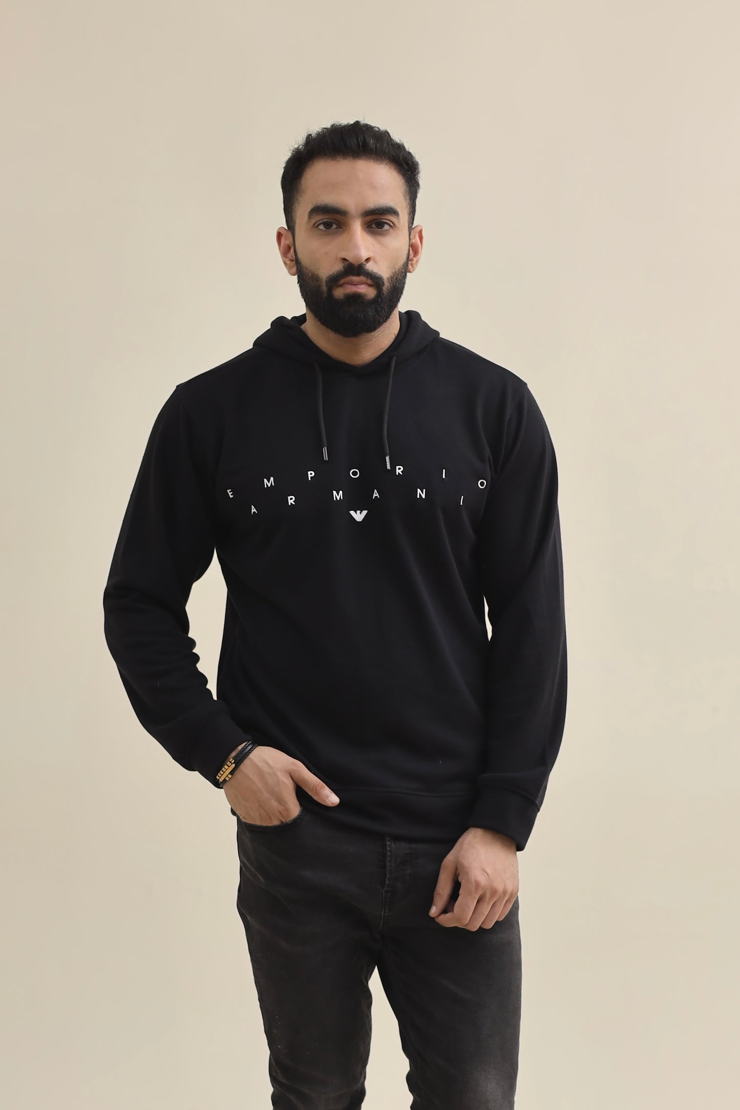 EA Hoodie Embroidery - Black