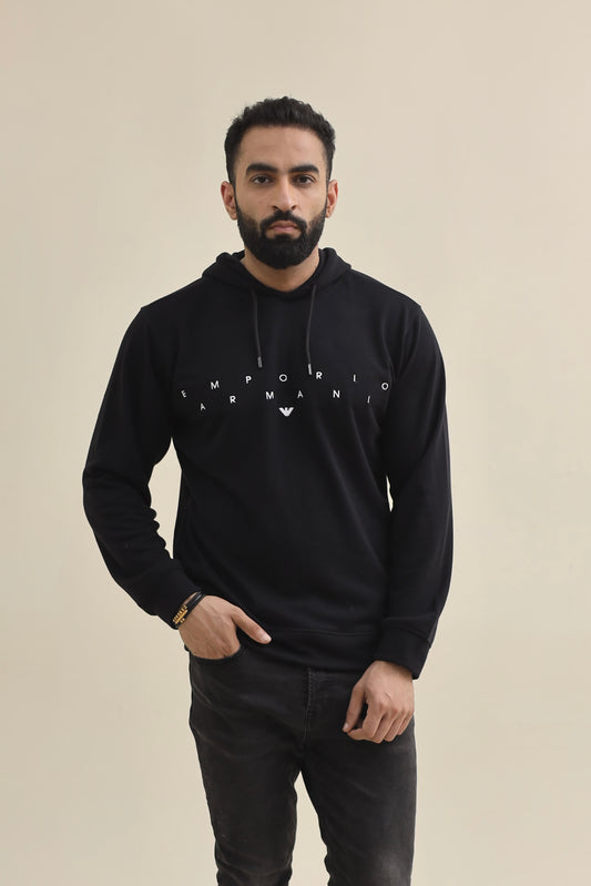 EA Hoodie Embroidery - Black