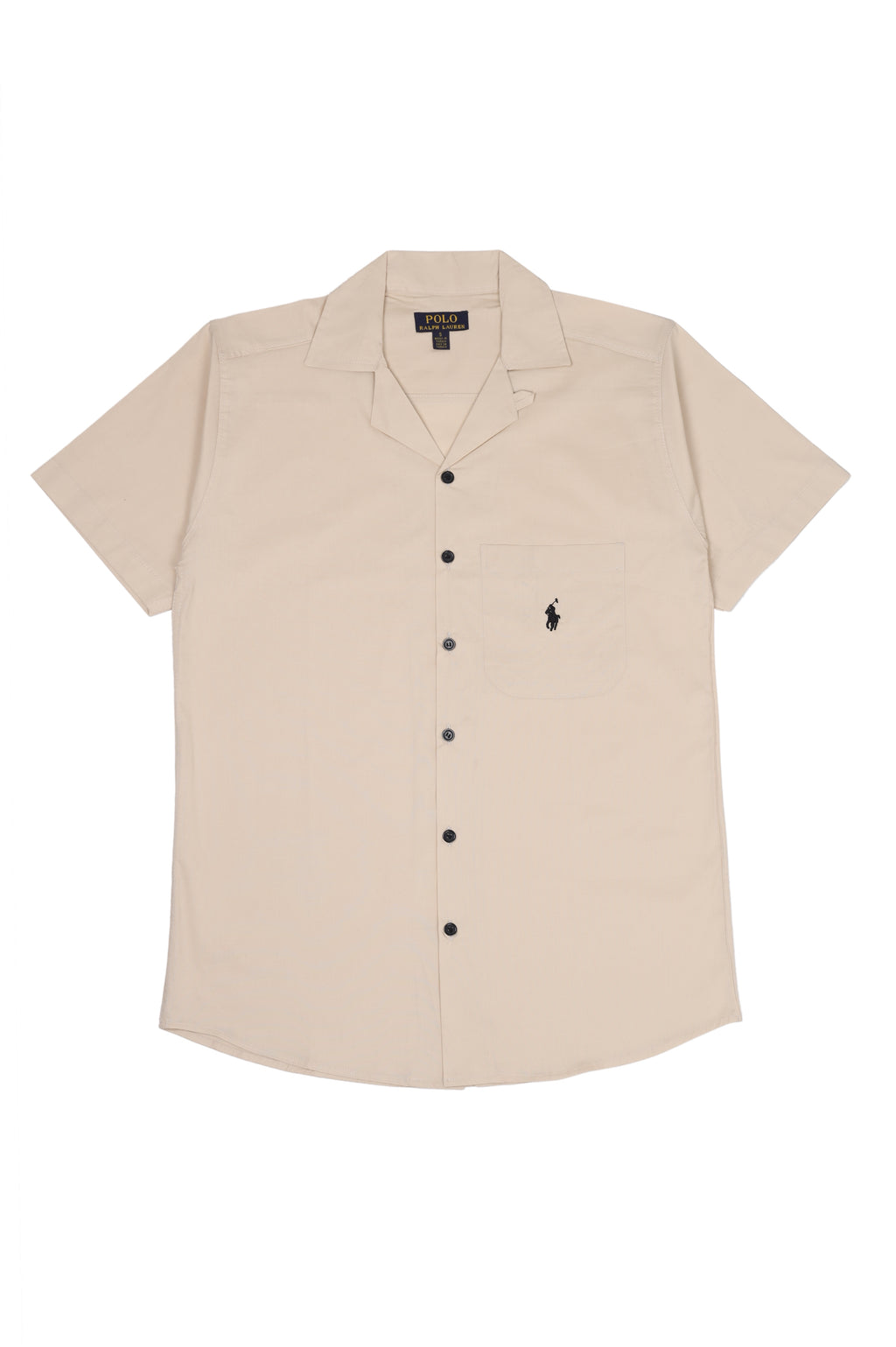 Men's R-L Cuban Collar Shirt – OffWhite