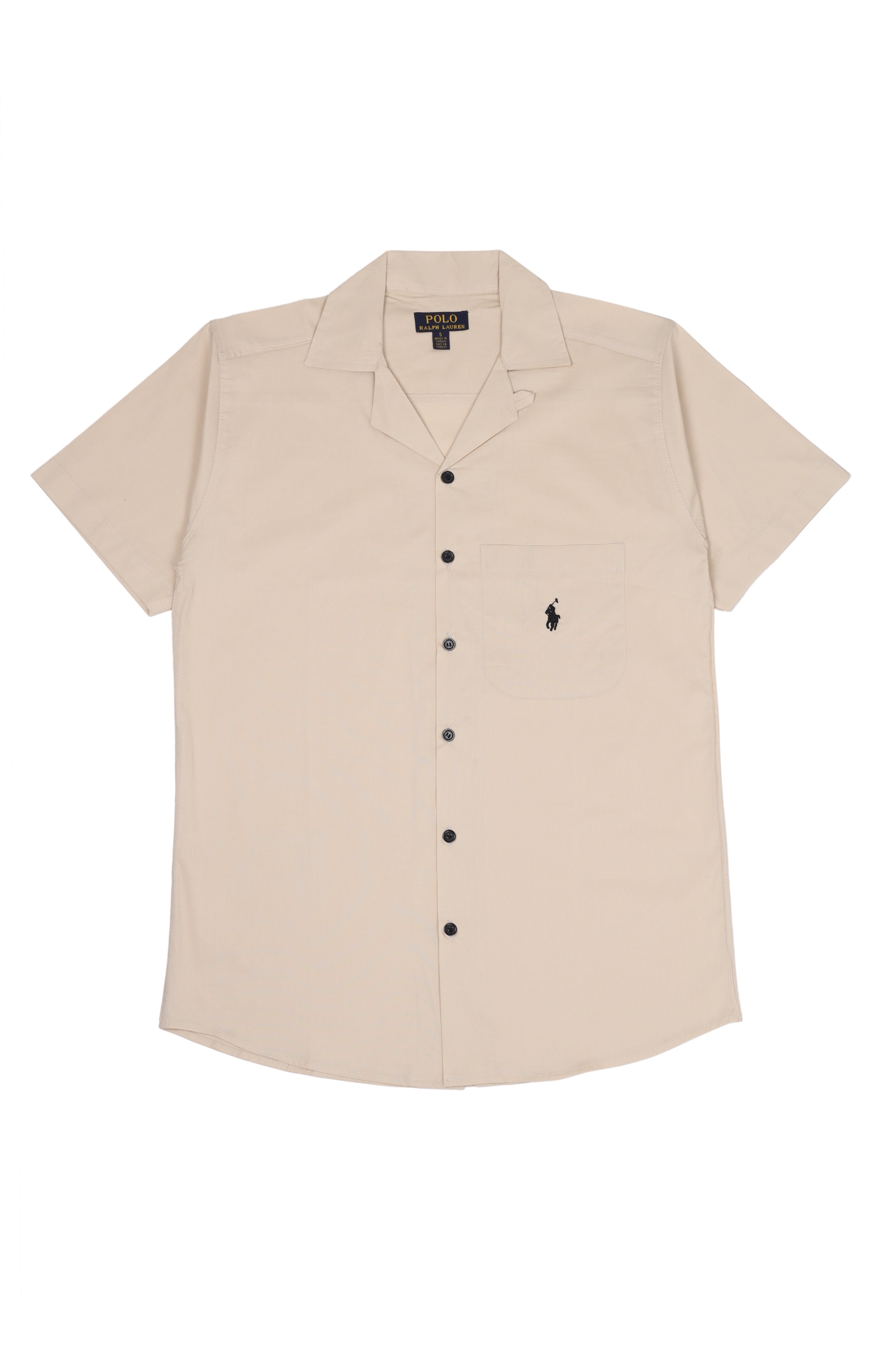 Men's R-L Cuban Collar Shirt – OffWhite
