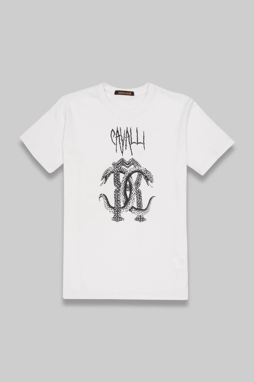 T-Shirt Snake Print - White