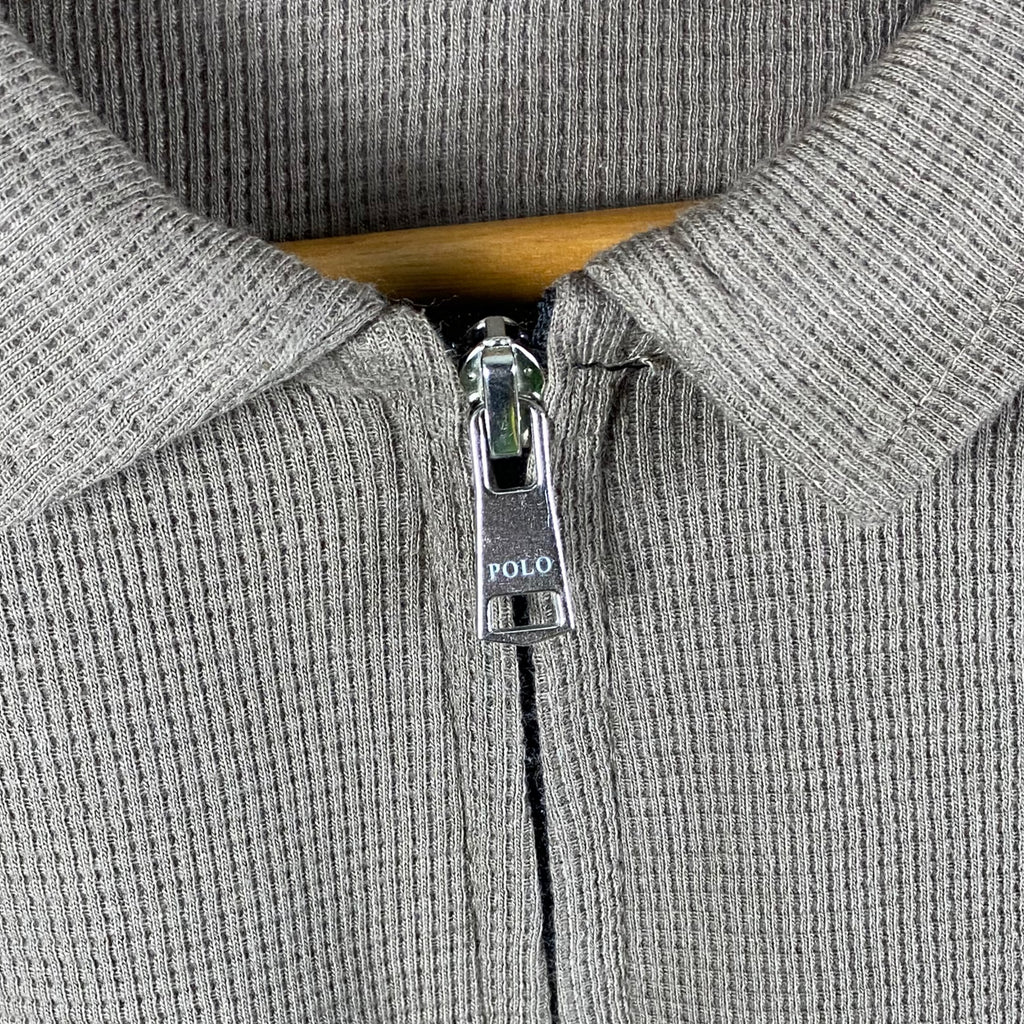 RL - Kids Zipper Waffle Textured - Light Brown