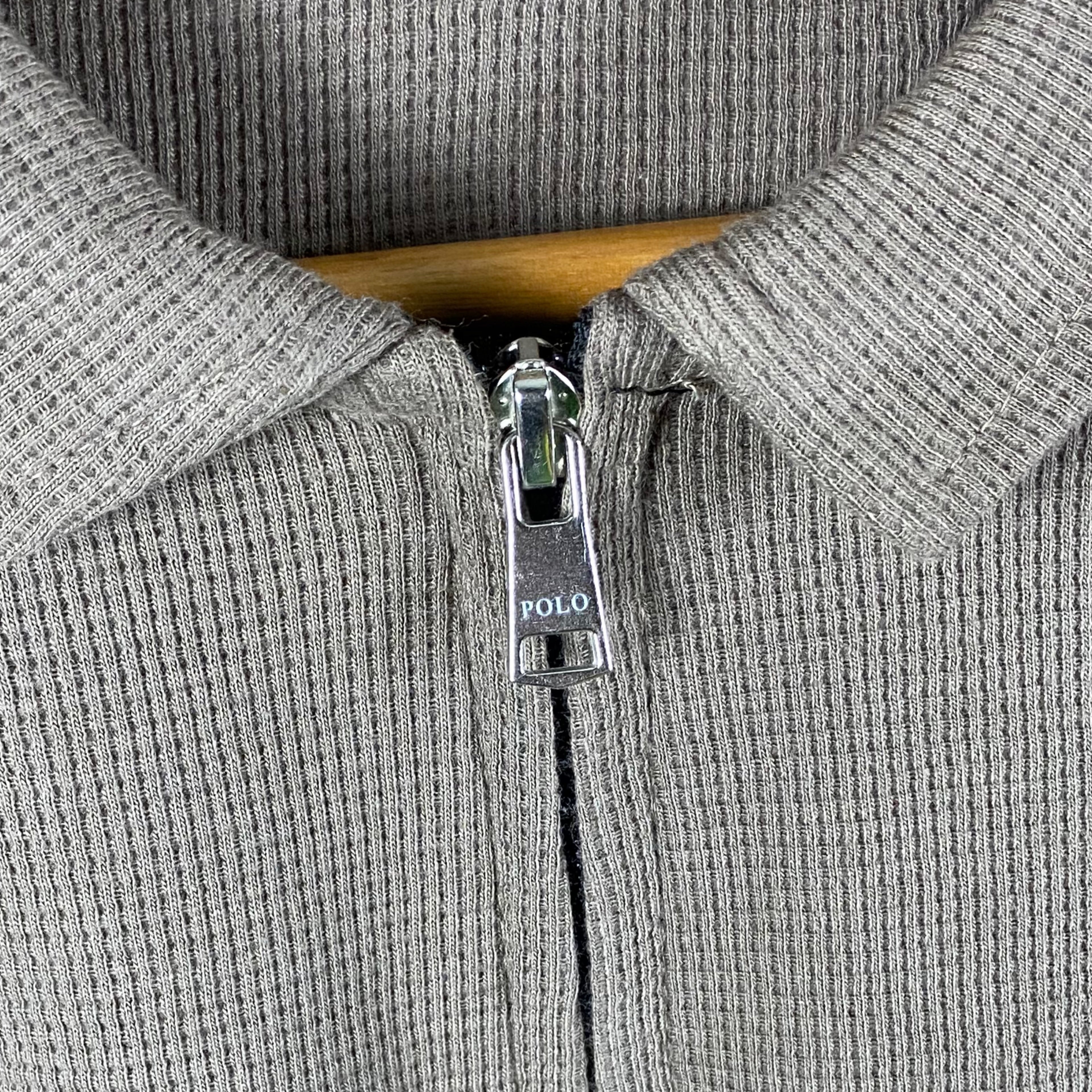 RL - Kids Zipper Waffle Textured - Light Brown