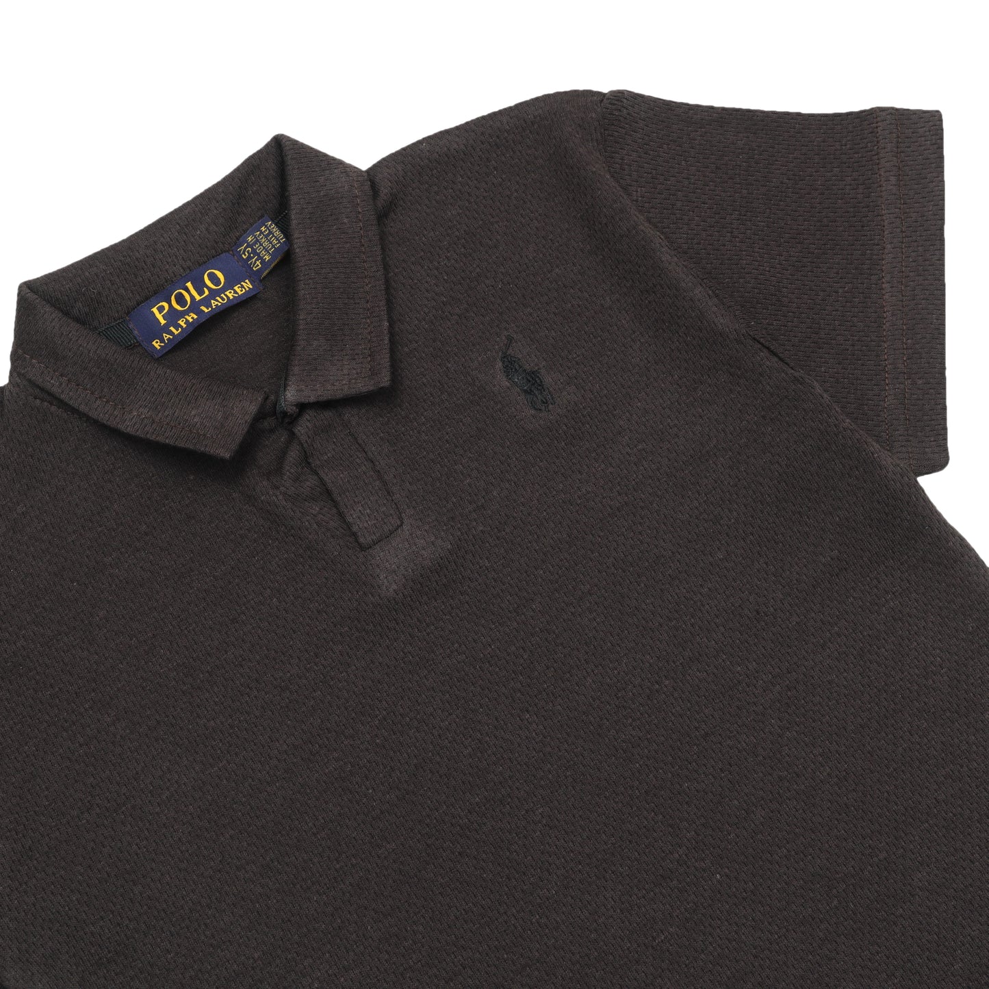 RL - Kids Twinsets Waffle Textured - Mesh Brown