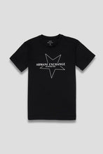 T-Shirt Star Print - Black