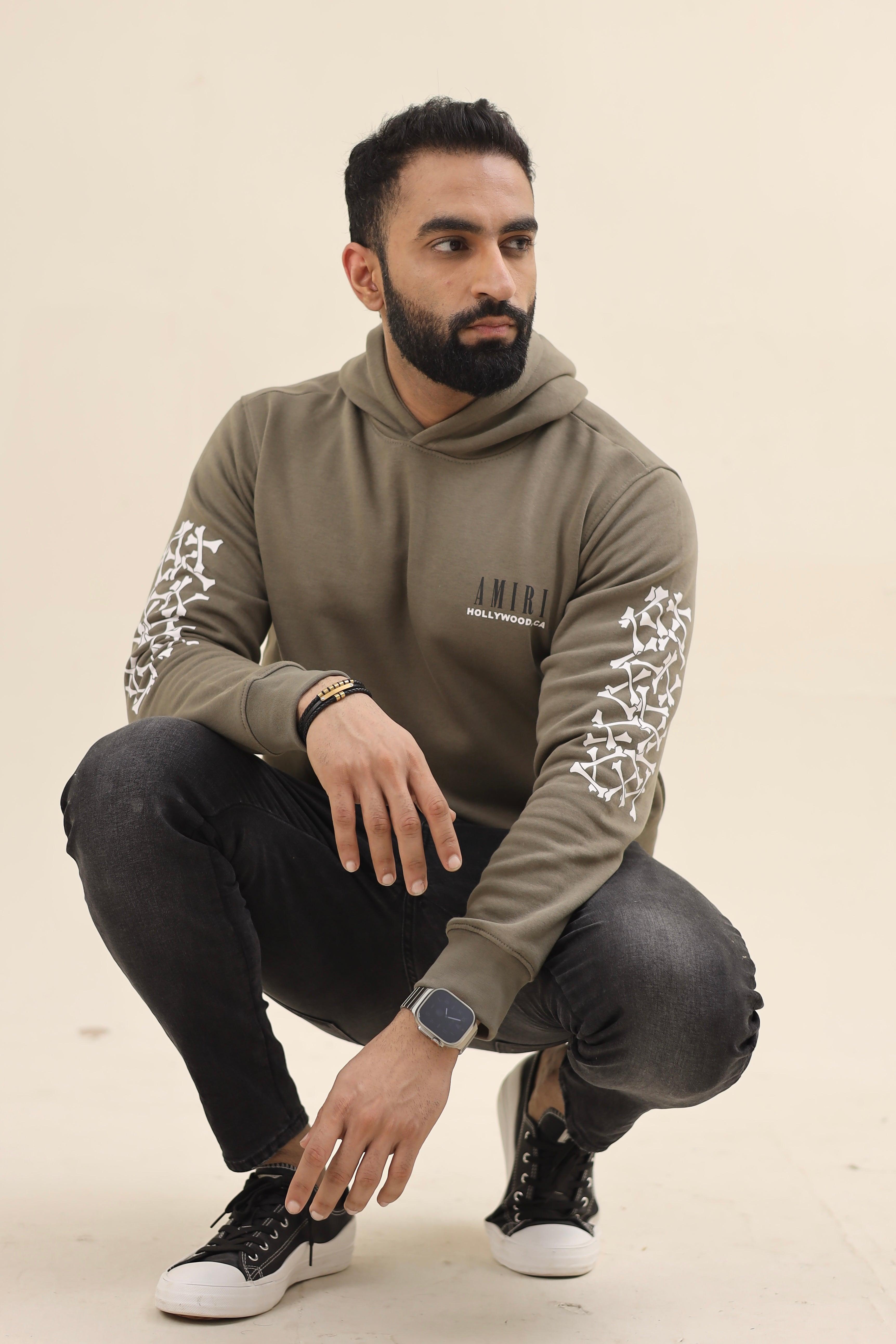 Amri Hoodie - Olive green