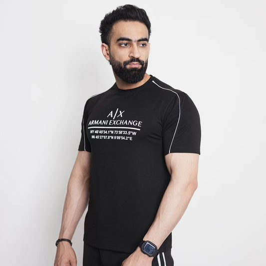 T-Shirt Piping - Black