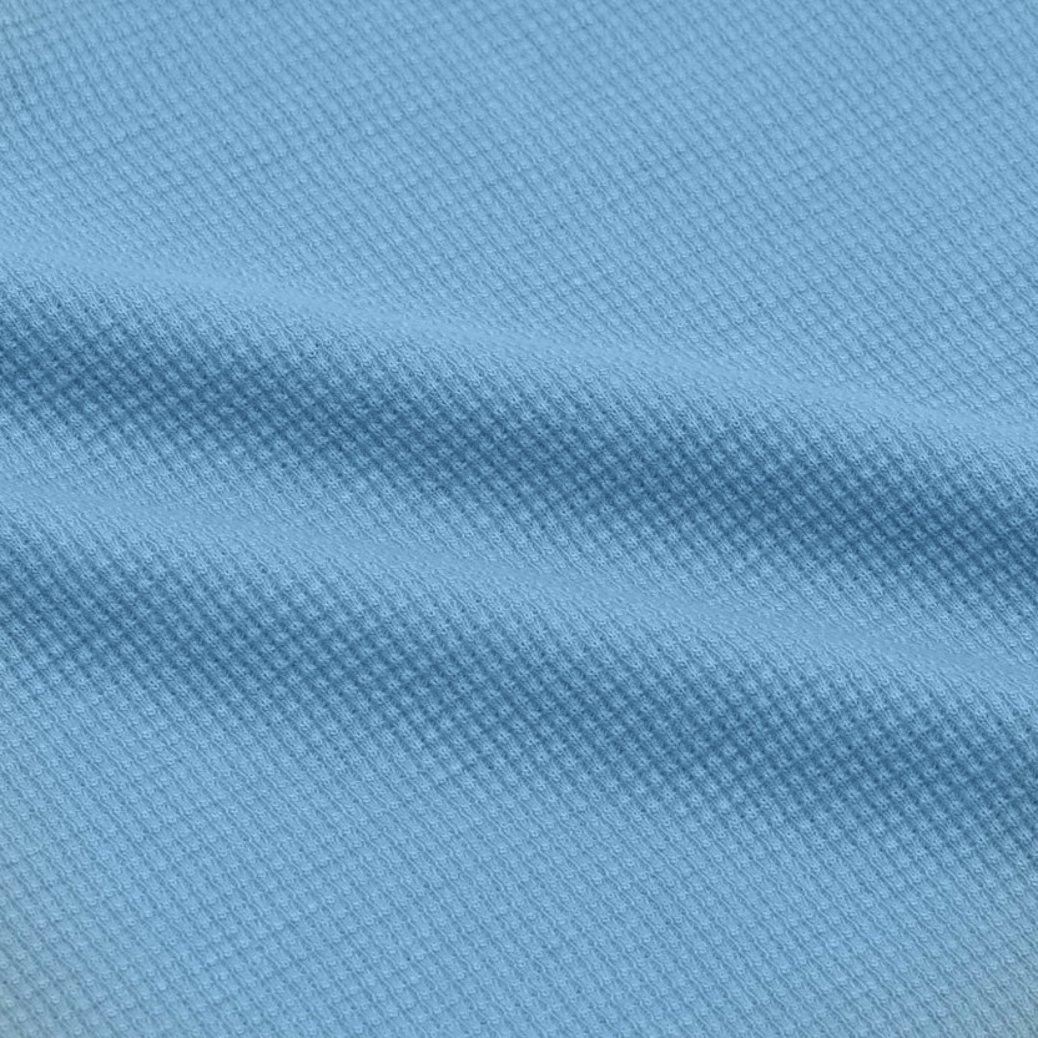 RL Kids Twinset Waffle Textured - Sky&Black