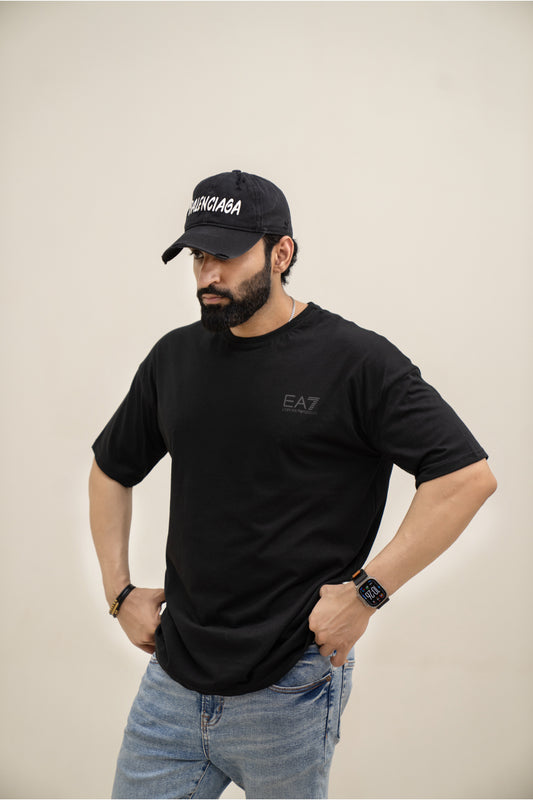 EA Drop Shoulder T-Shirt - Black