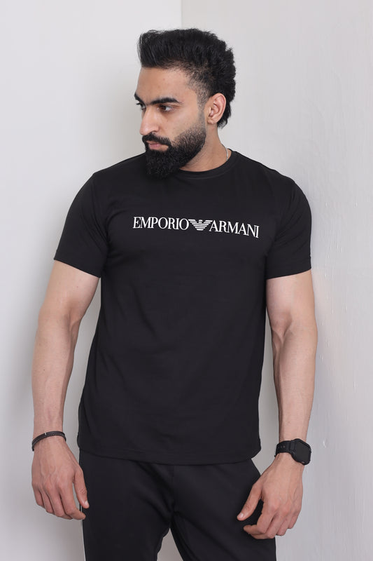 T-Shirt EA HD Print - black