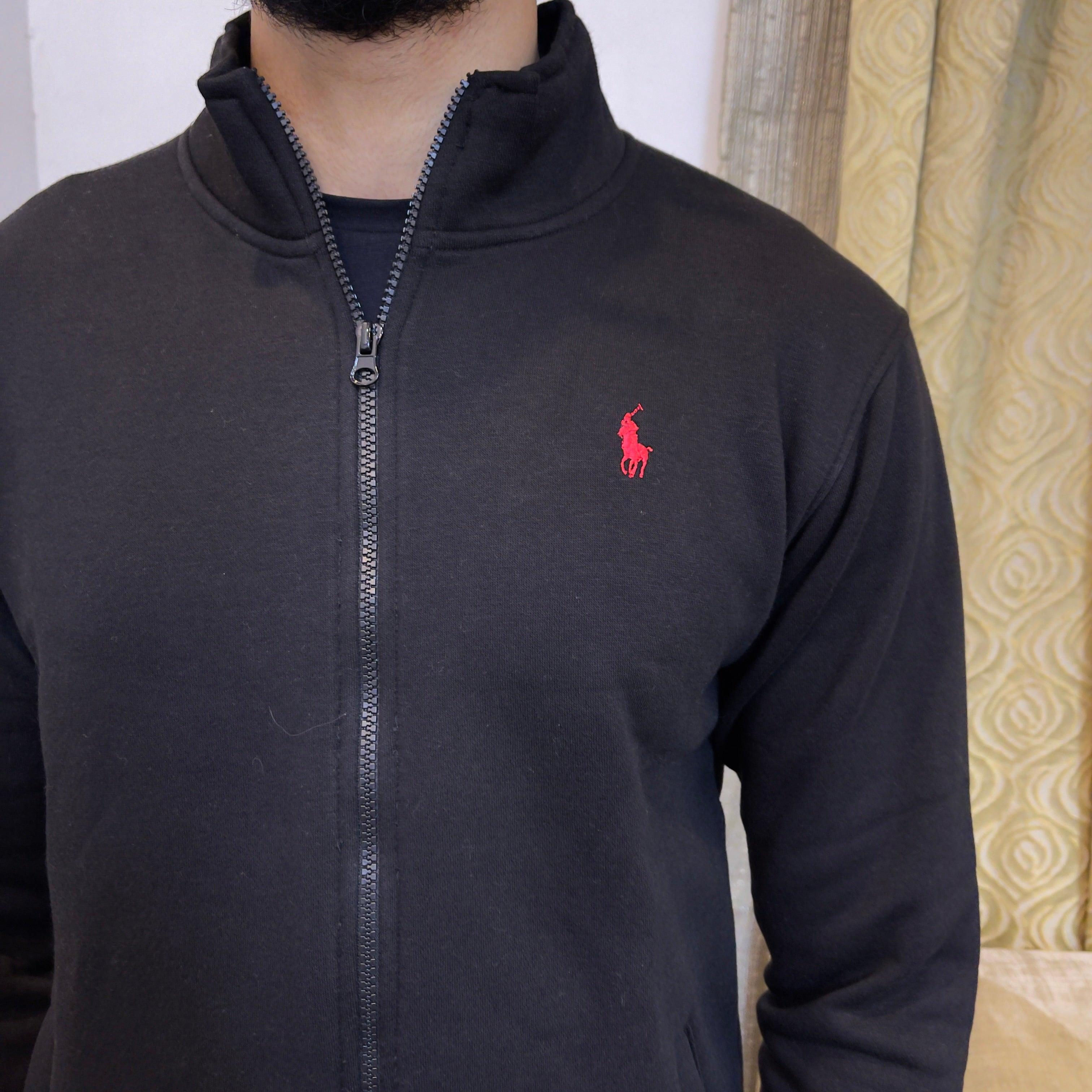 Mock Neck Zipper RL - Black